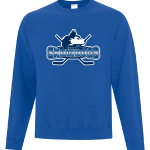 Royal Blue Snowdogs Crewneck