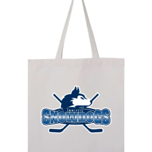 White Snowdog Tote Bag